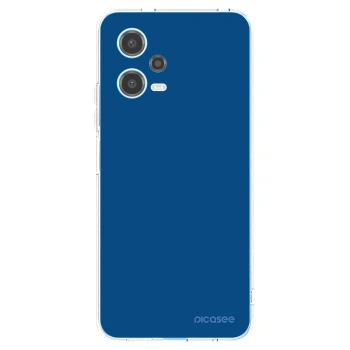 Picasee Xiaomi Redmi Note 12 5G Hülle - Transparentes Silikon - Navy Blue