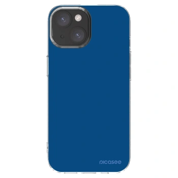 Picasee Apple iPhone 15 Hülle - Transparentes Silikon - Navy Blue