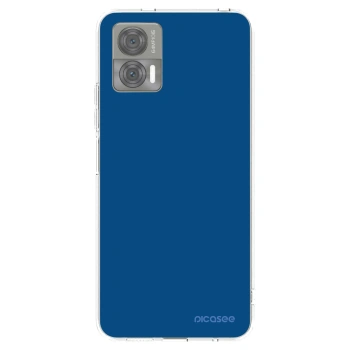 Picasee Motorola Edge 30 Neo Hülle - Transparentes Silikon - Navy Blue