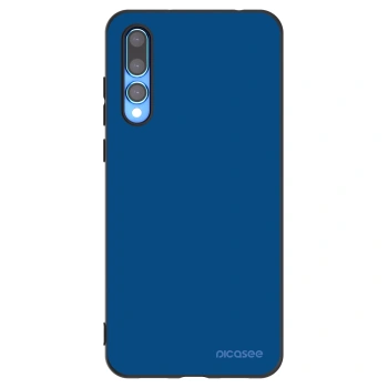 Picasee Huawei P20 Pro Hülle - Schwarzes Silikon - Navy Blue