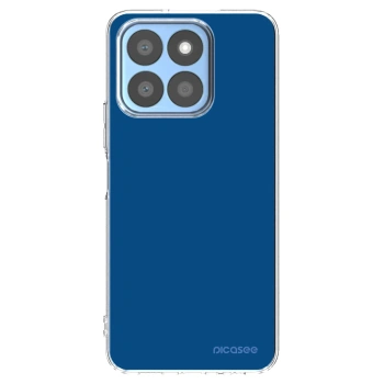 Picasee Honor X8b Hülle - Transparentes Silikon - Navy Blue