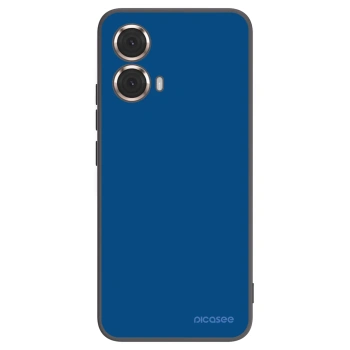Picasee Motorola Moto G85 Hülle - Schwarzes Silikon - Navy Blue