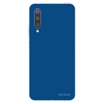 Picasee Xiaomi Mi 9 Hülle - Transparentes Silikon - Navy Blue
