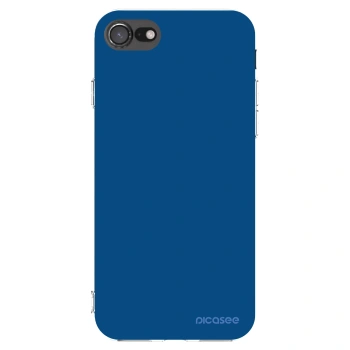 Picasee Apple iPhone 7 Hülle - Transparentes Silikon - Navy Blue