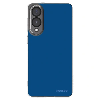 Picasee Samsung Galaxy S25 Edge 5G Hülle - Transparentes Silikon - Navy Blue