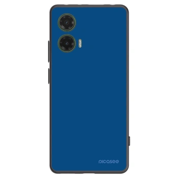 Picasee Motorola Moto G35 5G Hülle - Schwarzes Silikon - Navy Blue