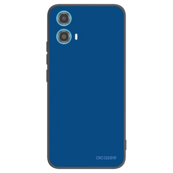 Picasee Motorola Moto G34 5G Hülle - Schwarzes Silikon - Navy Blue