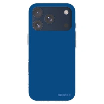 Picasee Apple iPhone 17 Pro Hülle - Transparentes Silikon - Navy Blue