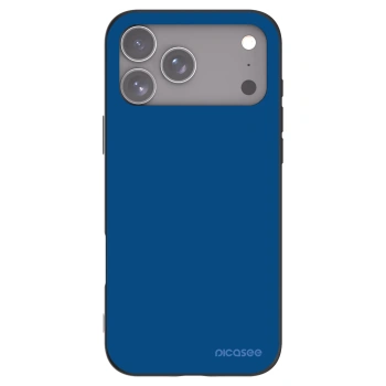 Picasee Apple iPhone 17 Pro Max Hülle - Schwarzes Silikon - Navy Blue
