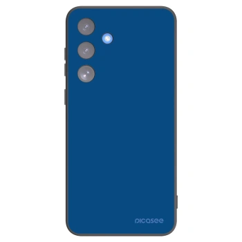 Picasee Samsung Galaxy S25 FE 5G Hülle - Schwarzes Silikon - Navy Blue