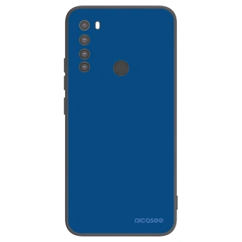 Picasee Xiaomi Redmi Note 8 Hülle - Schwarzes Silikon - Navy Blue