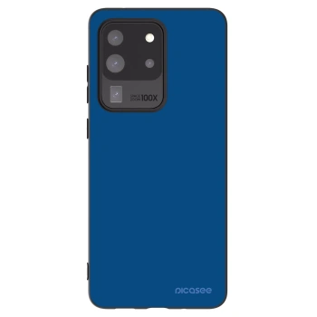 Picasee Samsung Galaxy S20 Ultra 5G G988F Hülle - Schwarzes Silikon - Navy Blue