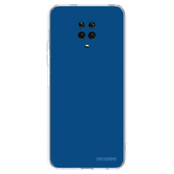Picasee Xiaomi Redmi Note 9S Hülle - Transparentes Silikon - Navy Blue