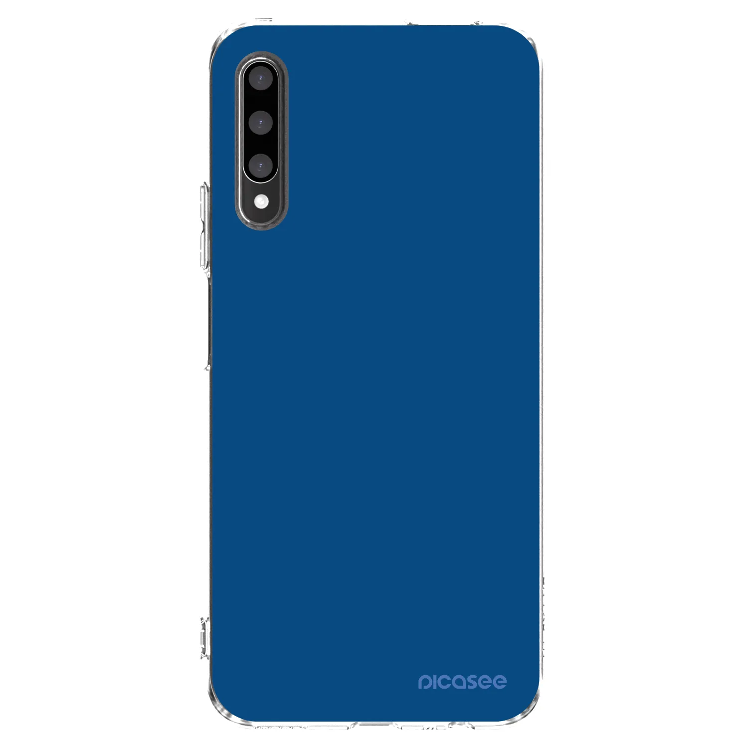 Picasee Honor 9X Pro Hülle - Transparentes Silikon - Navy Blue