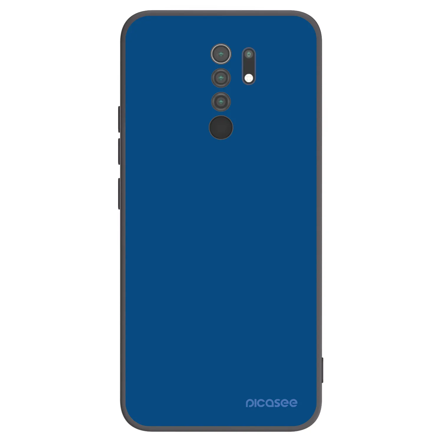 Picasee Xiaomi Redmi 9 Hülle - Schwarzes Silikon - Navy Blue