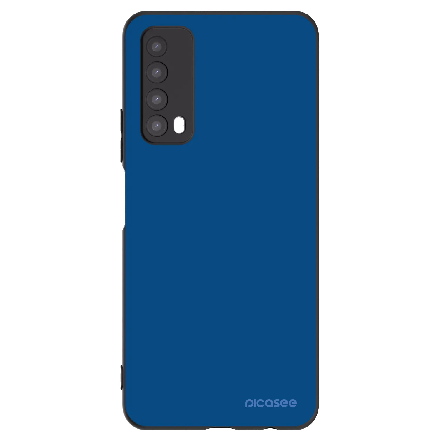 Picasee Huawei P Smart 2021 Hülle - Schwarzes Silikon - Navy Blue