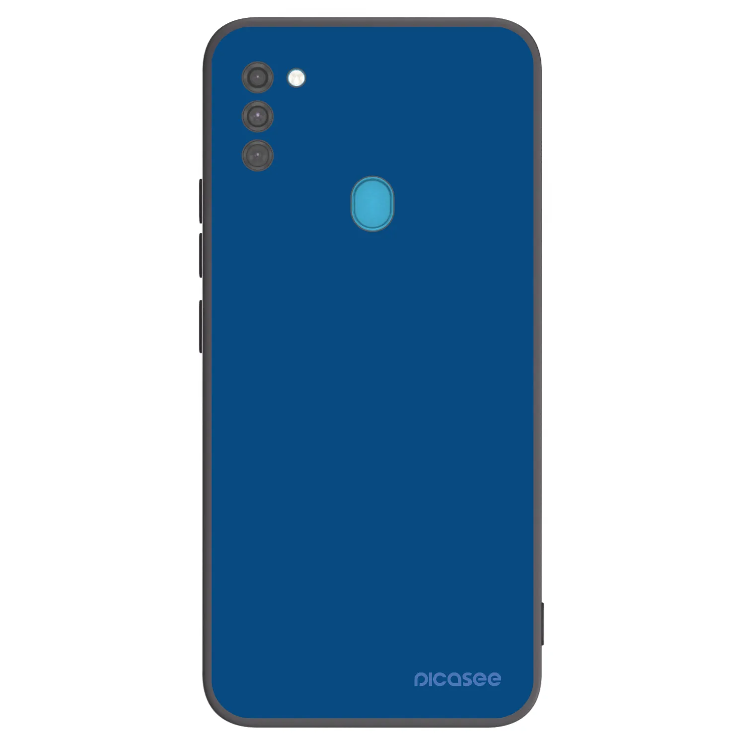 Picasee Samsung Galaxy M11 Hülle - Schwarzes Silikon - Navy Blue