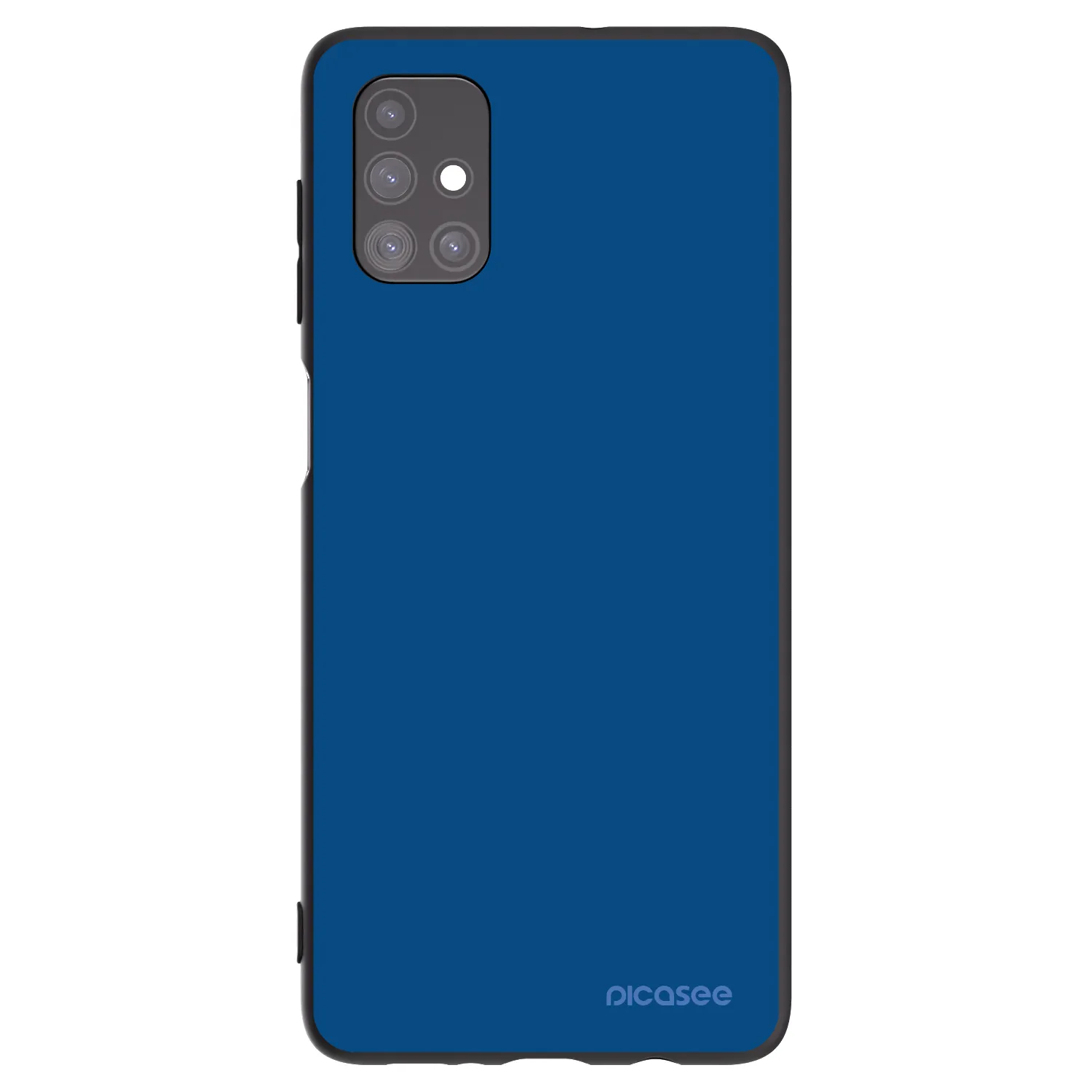 Picasee Samsung Galaxy M51 M515F Hülle - Schwarzes Silikon - Navy Blue