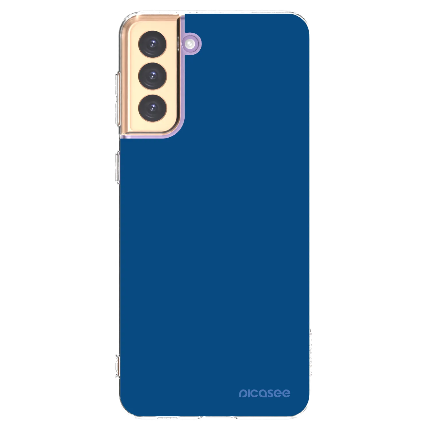 Picasee Samsung Galaxy S21+ 5G G996F Hülle - Transparentes Silikon - Navy Blue