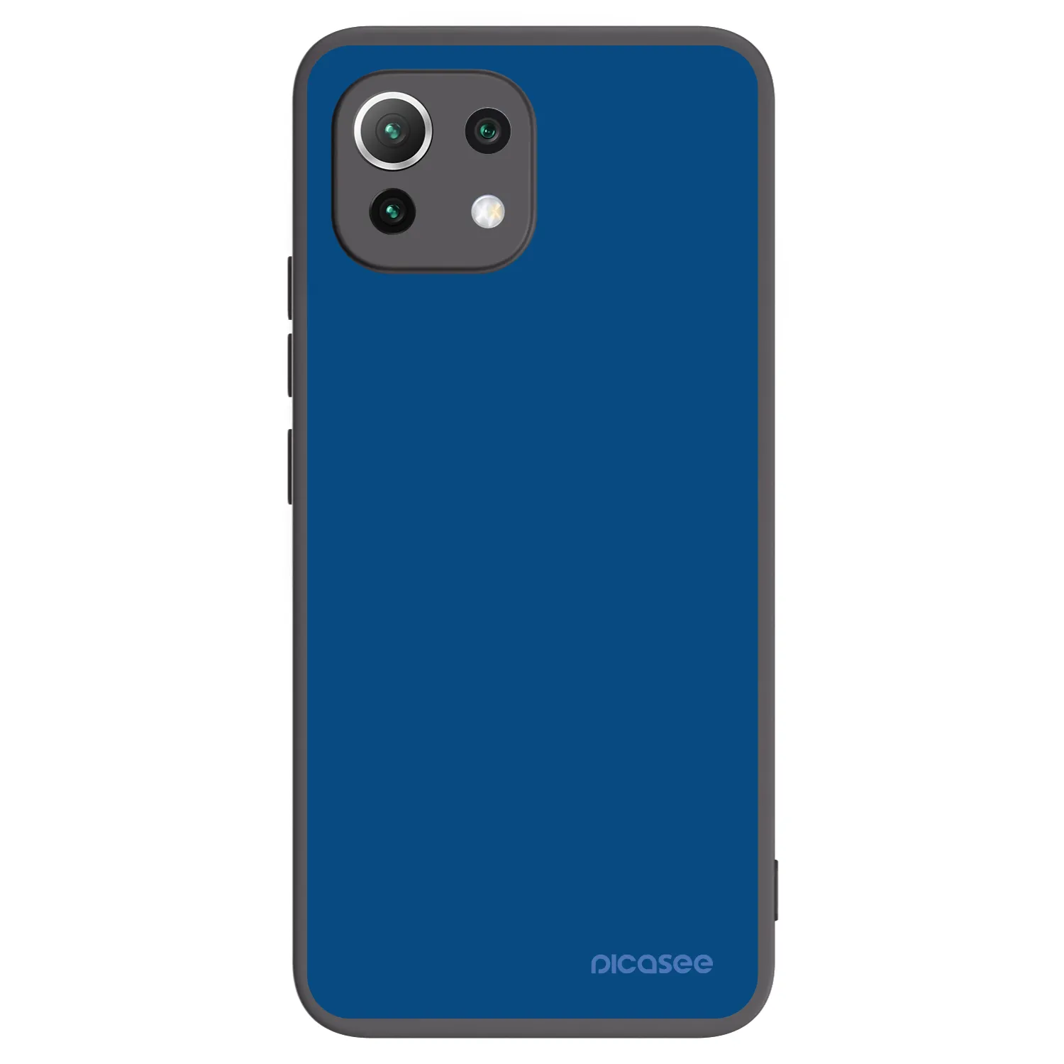 Picasee Xiaomi Mi 11 Lite Hülle - Schwarzes Silikon - Navy Blue