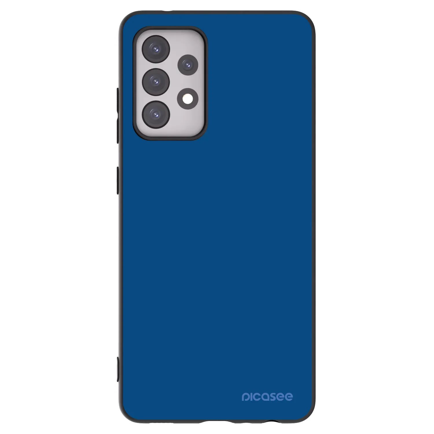 Picasee Samsung Galaxy A52s 5G A528B Hülle - Schwarzes Silikon - Navy Blue