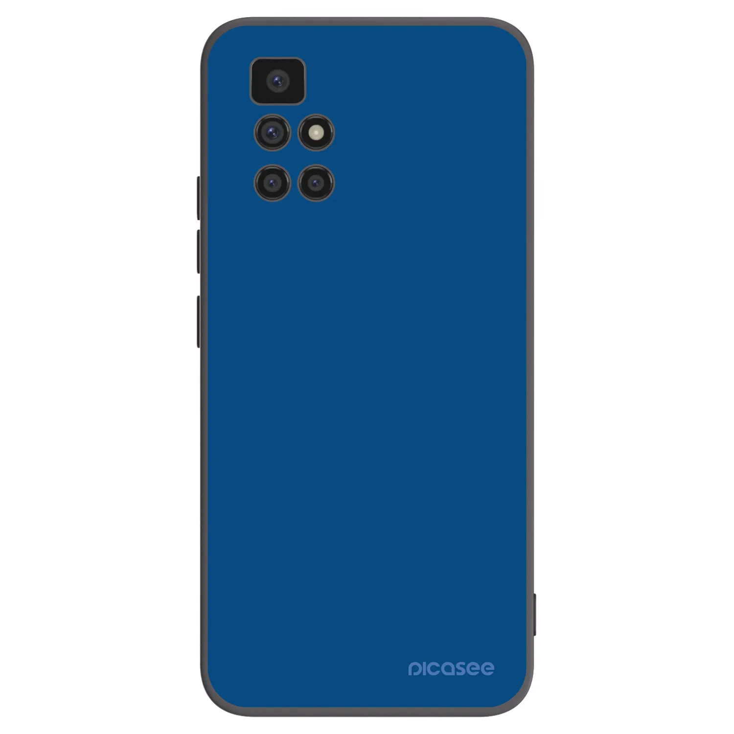 Picasee Xiaomi Redmi 10 Hülle - Schwarzes Silikon - Navy Blue