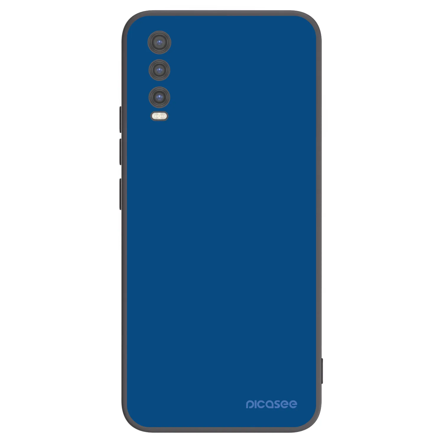 Picasee Vivo Y20s Hülle - Schwarzes Silikon - Navy Blue