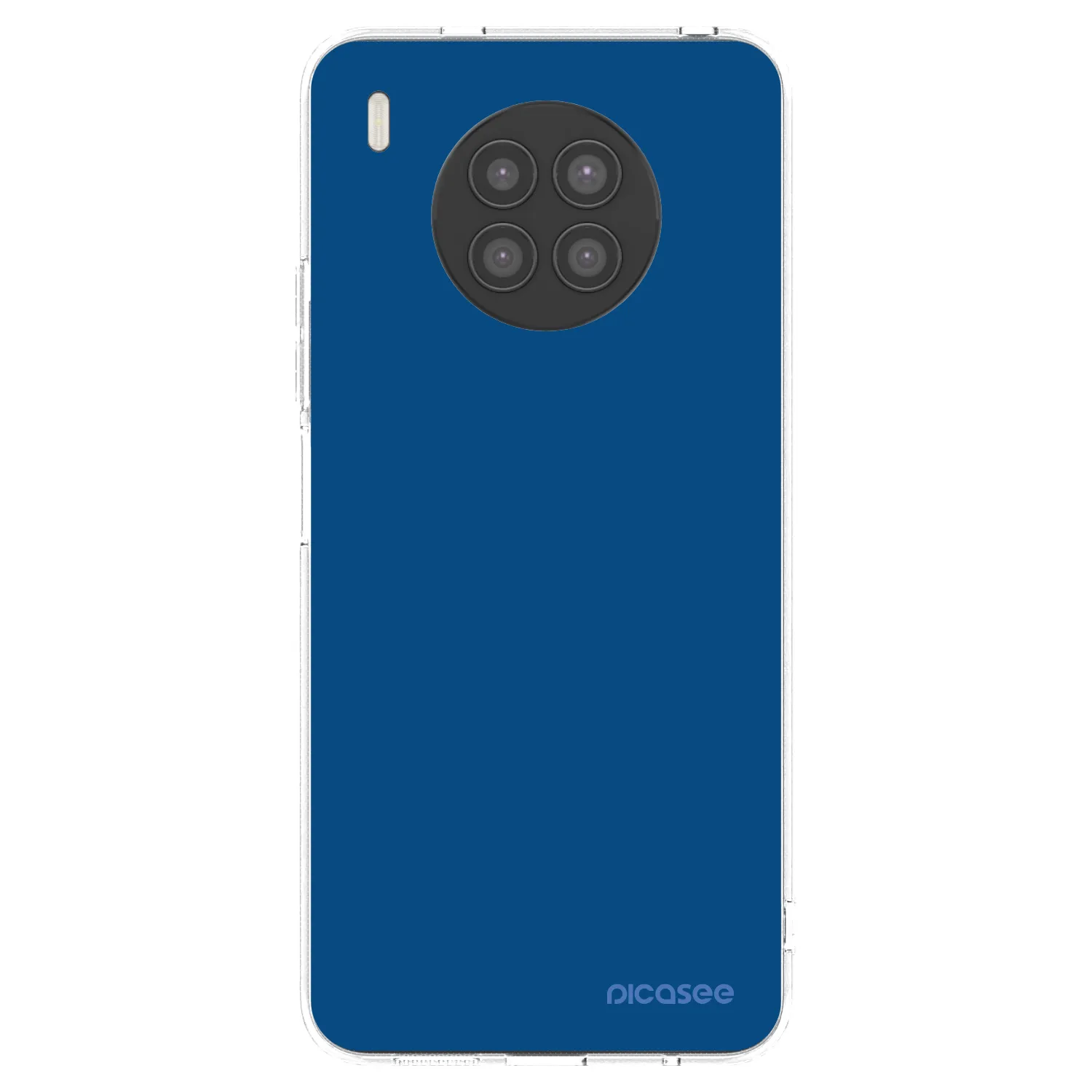Picasee Huawei Nova 8i Hülle - Transparentes Silikon - Navy Blue