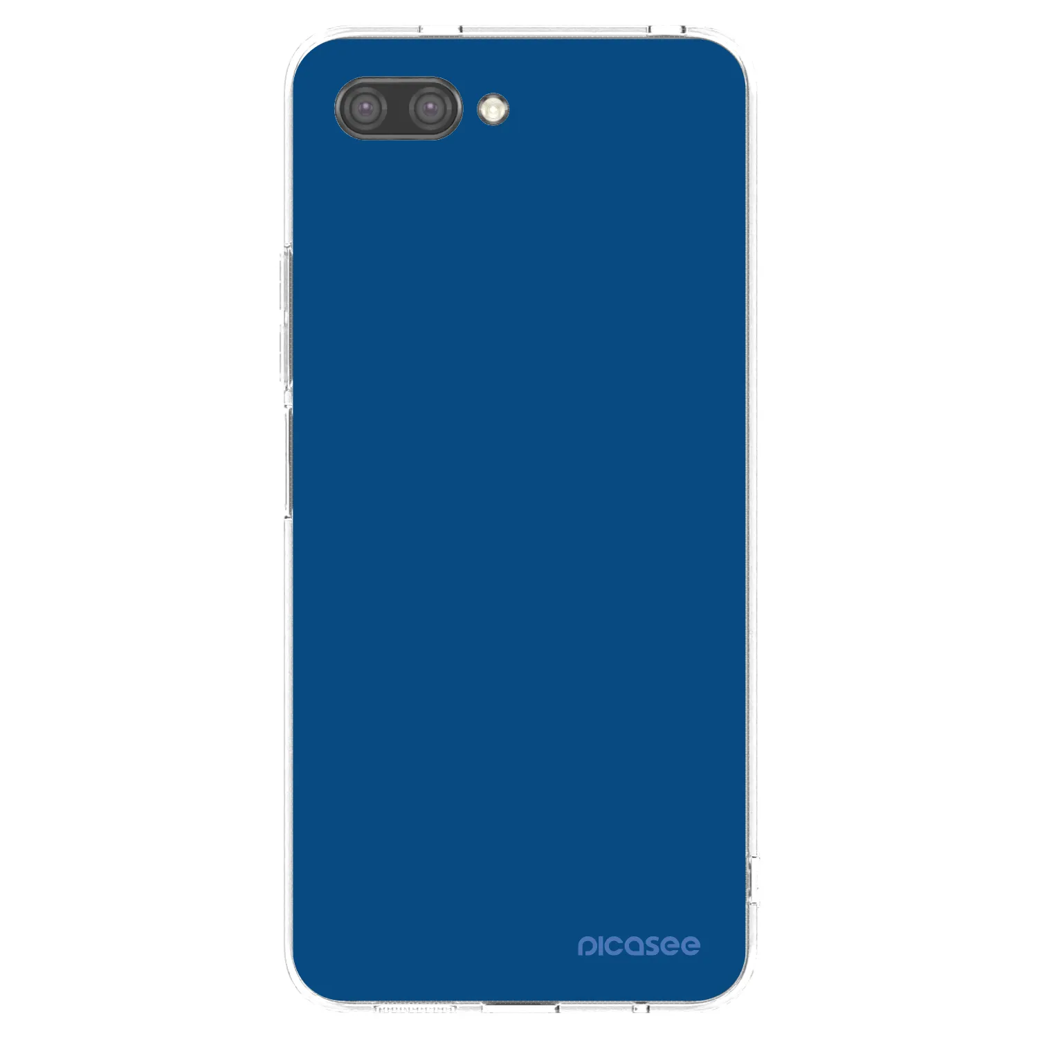 Picasee Honor 10 Hülle - Transparentes Silikon - Navy Blue