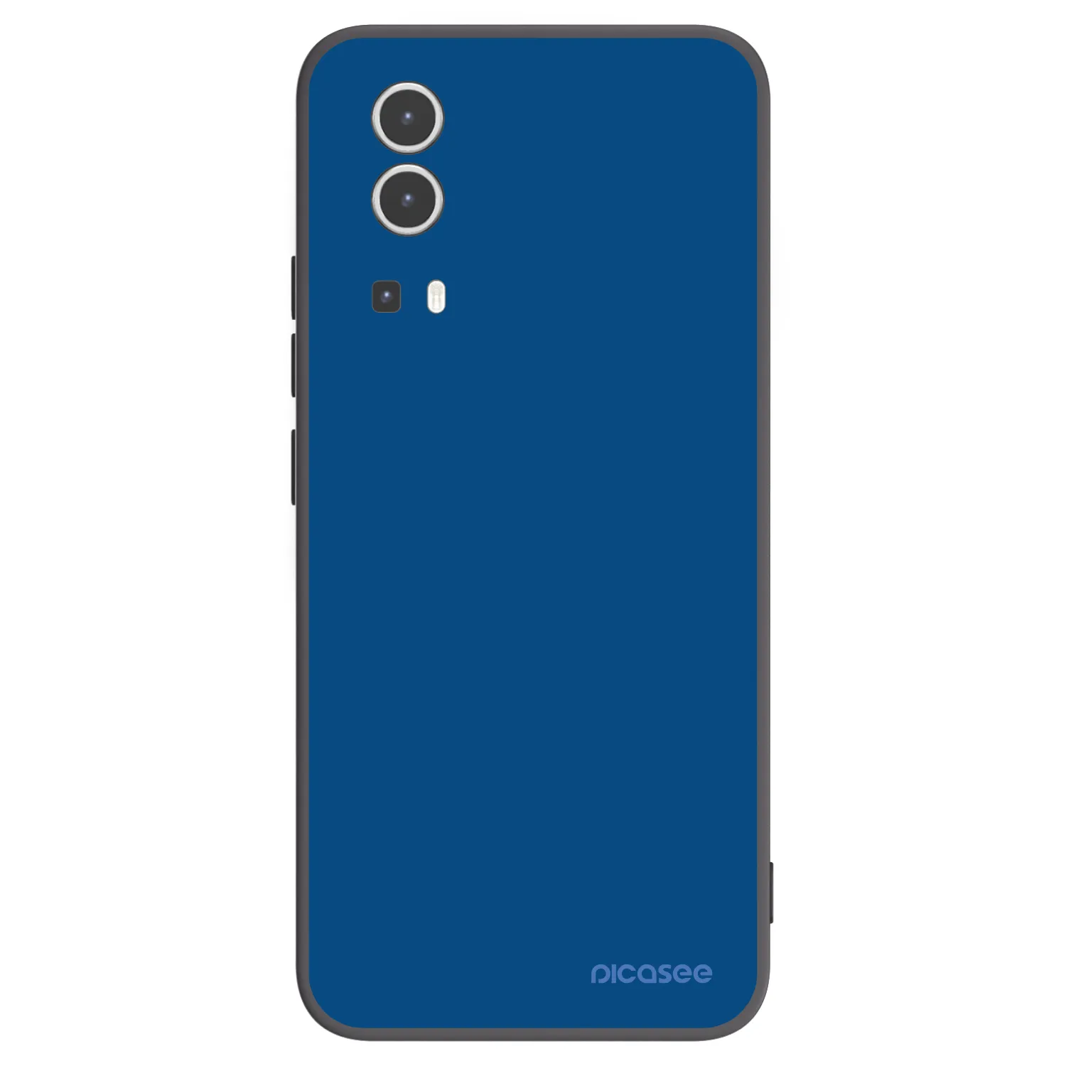 Picasee Vivo Y72 5G Hülle - Schwarzes Silikon - Navy Blue