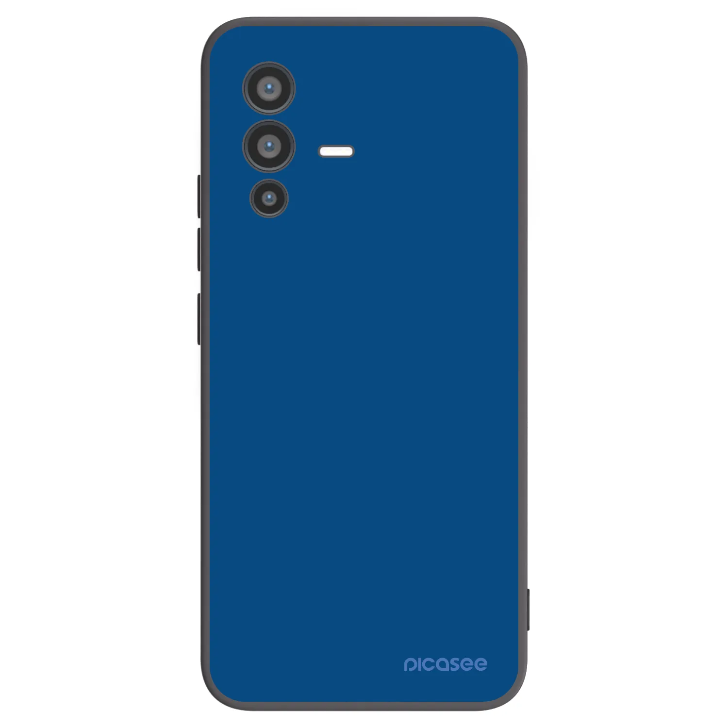 Picasee Vivo V23 5G Hülle - Schwarzes Silikon - Navy Blue