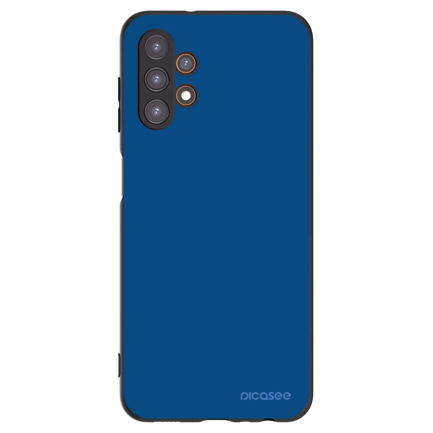 Picasee Samsung Galaxy A13 4G A135 Hülle - Schwarzes Silikon - Navy Blue