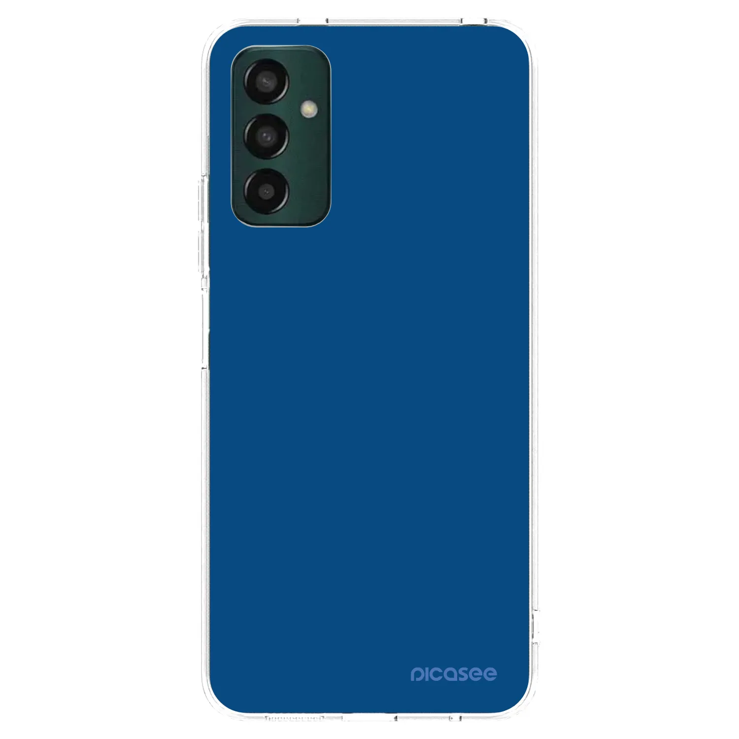 Picasee Samsung Galaxy M13 M135F Hülle - Transparentes Silikon - Navy Blue