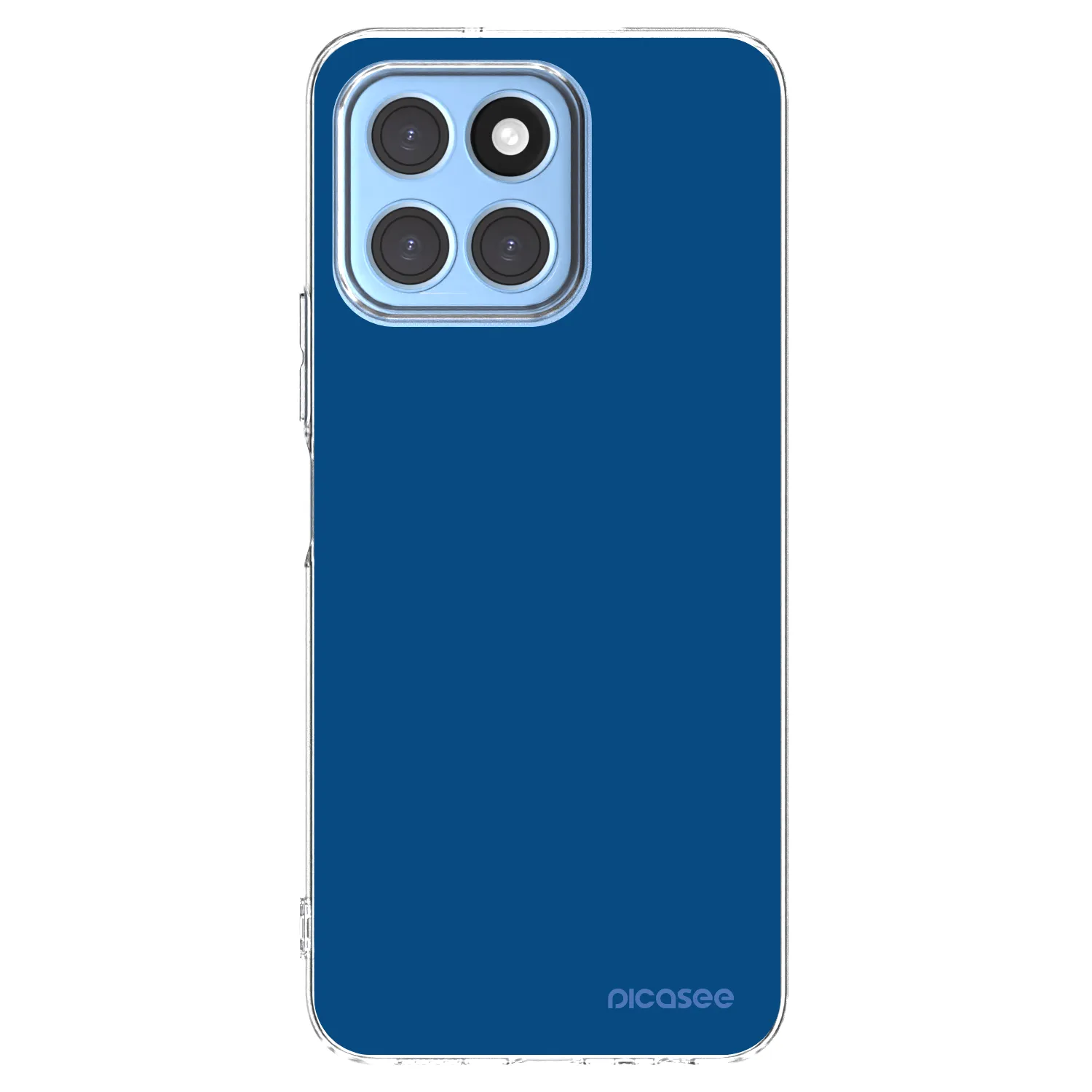 Picasee Honor X6 Hülle - Transparentes Silikon - Navy Blue