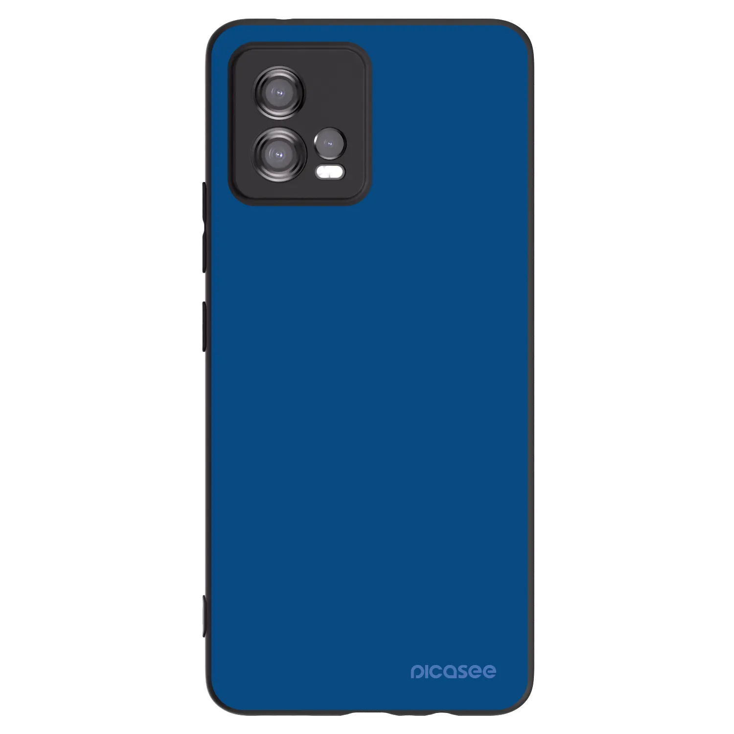 Picasee Motorola Moto G72 Hülle - Schwarzes Silikon - Navy Blue
