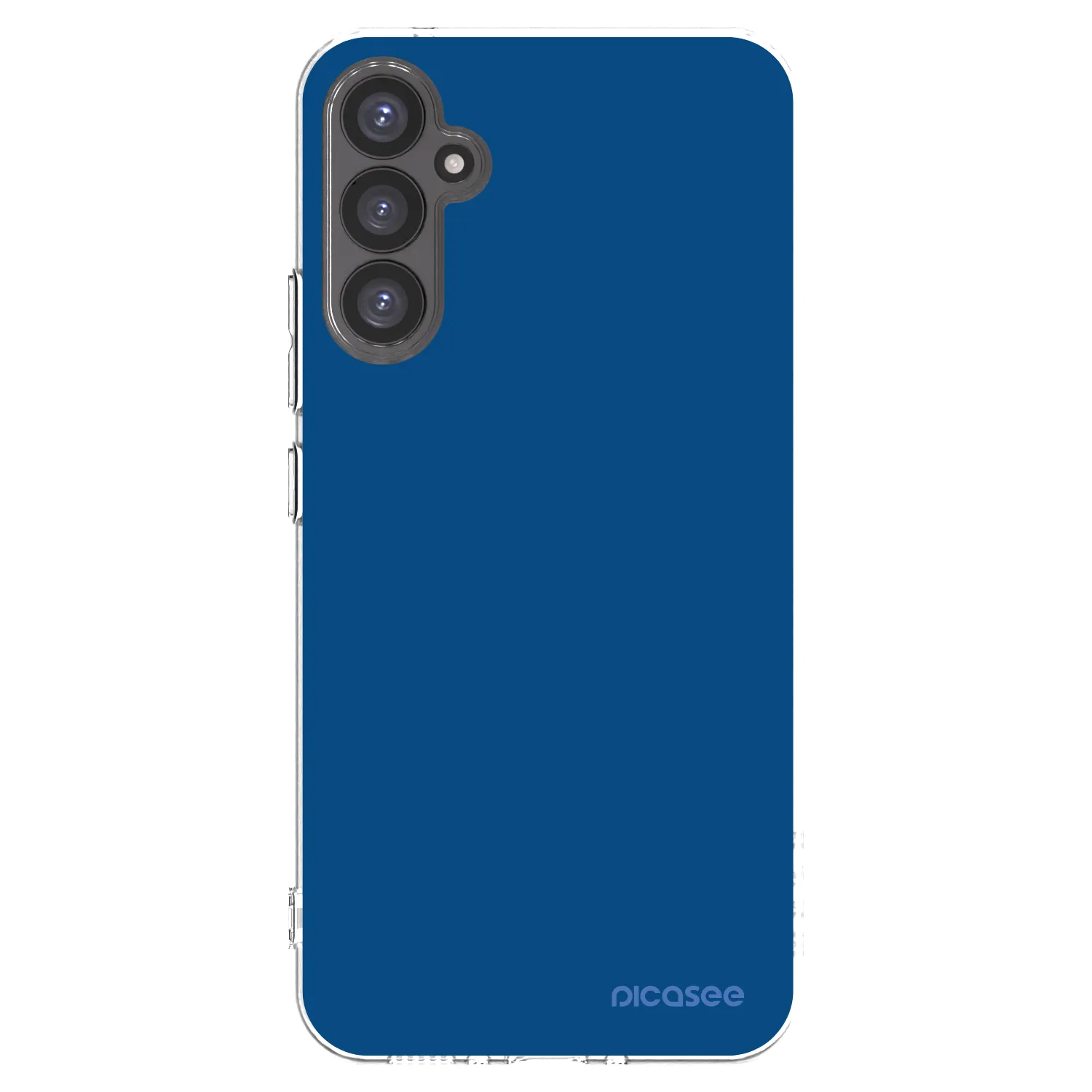 Picasee Samsung Galaxy A34 5G A346B Hülle - Transparentes Silikon - Navy Blue