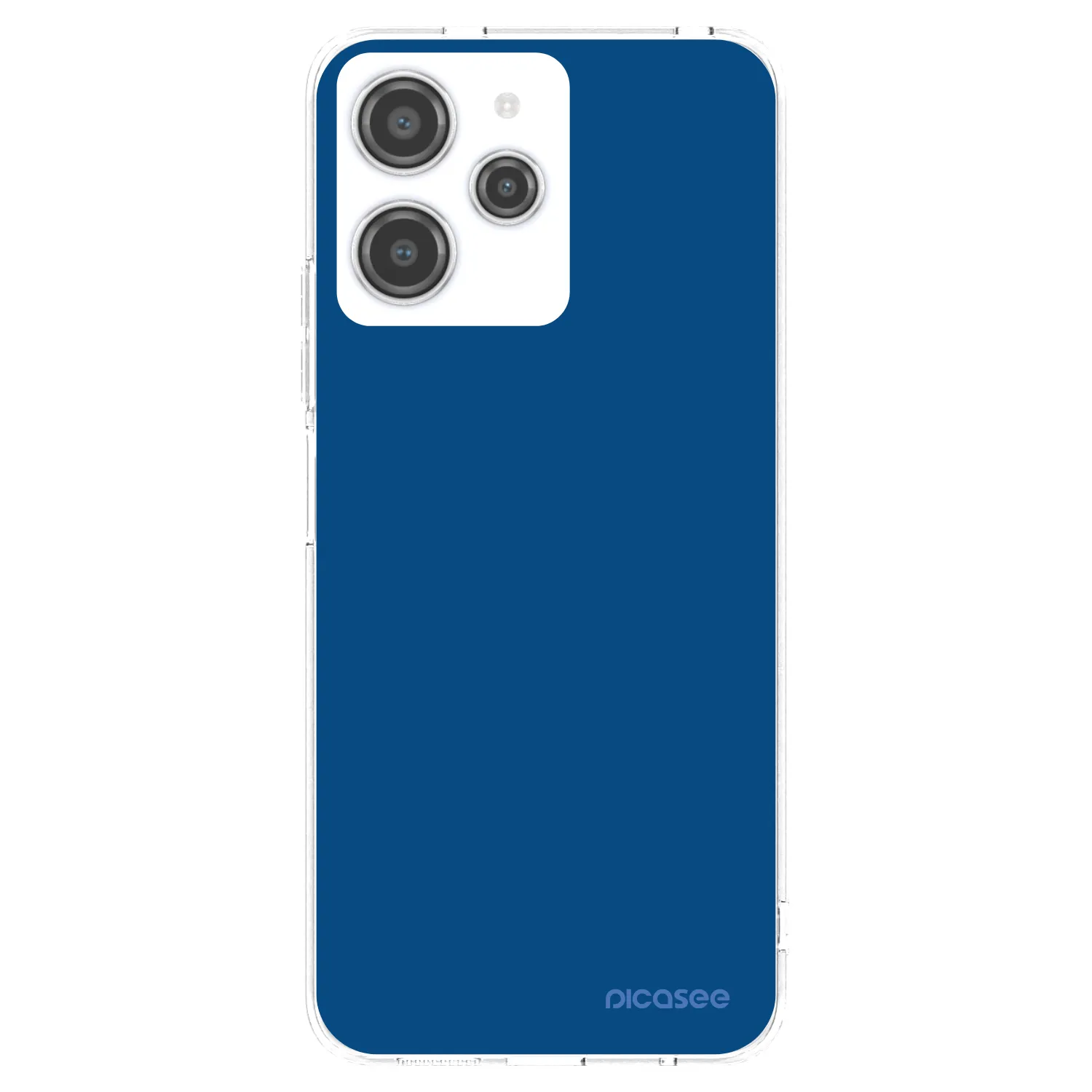 Picasee Xiaomi Redmi 12 4G Hülle - Transparentes Silikon - Navy Blue
