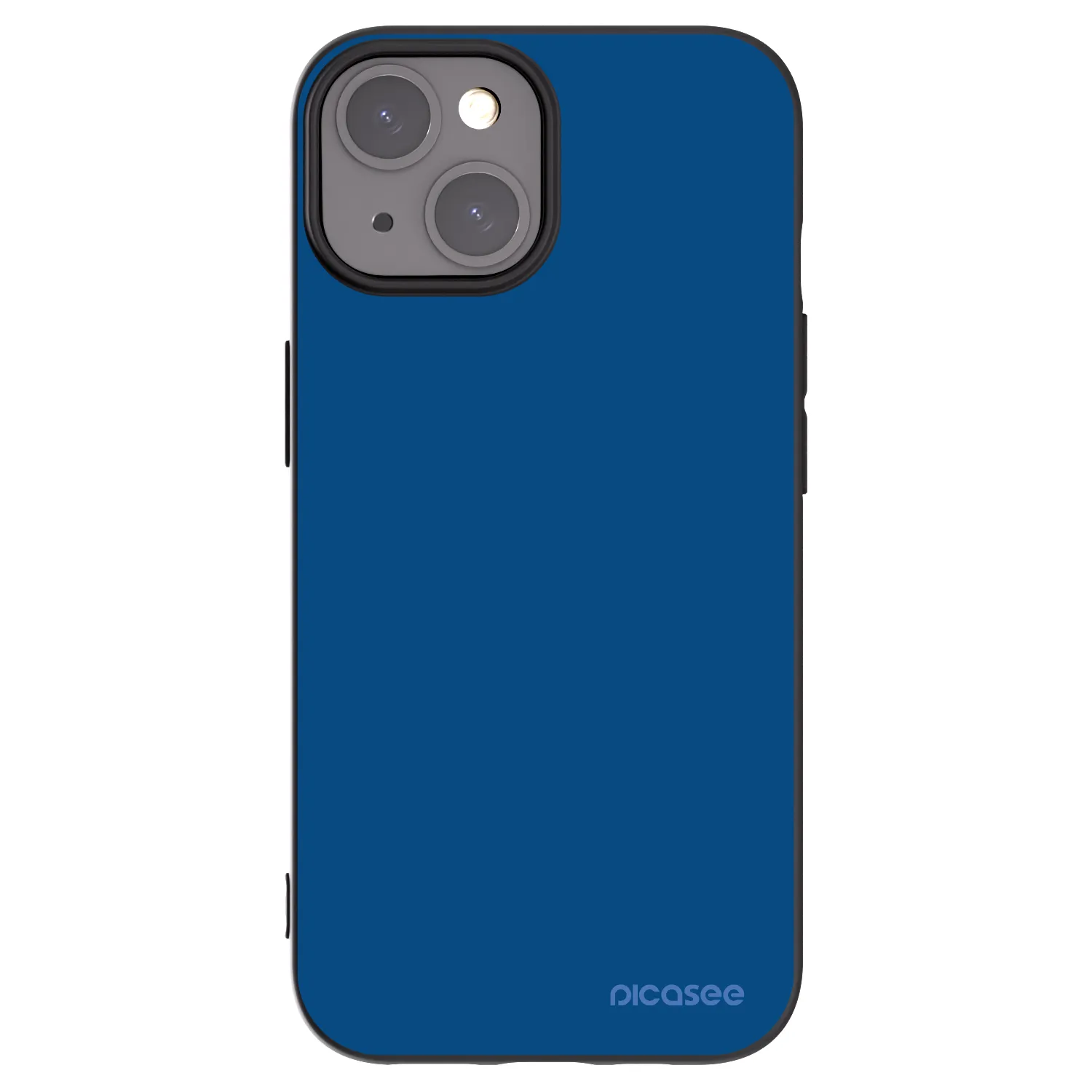 Picasee Apple iPhone 15 Hülle - Schwarzes Silikon - Navy Blue