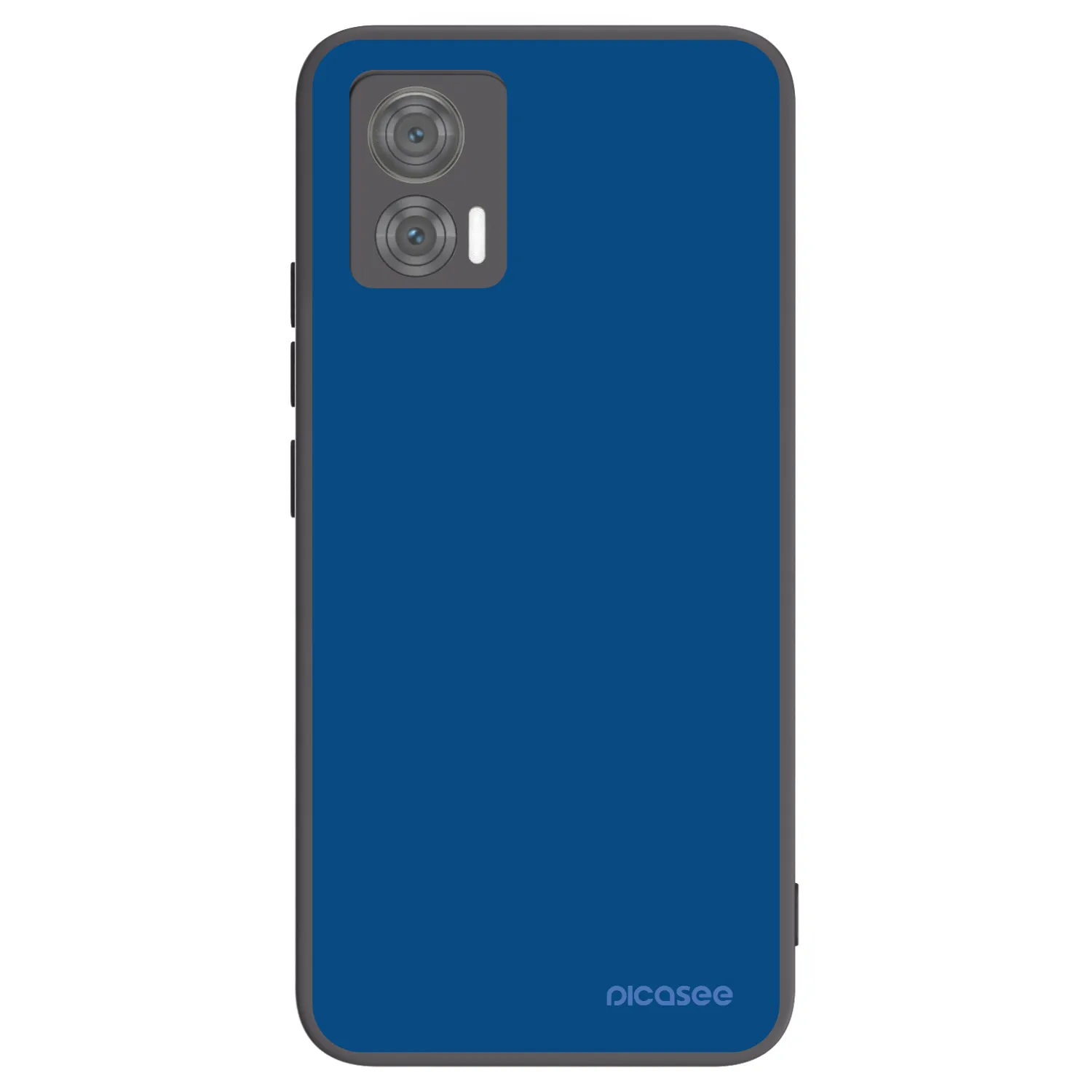 Picasee Motorola Edge 30 Neo Hülle - Schwarzes Silikon - Navy Blue