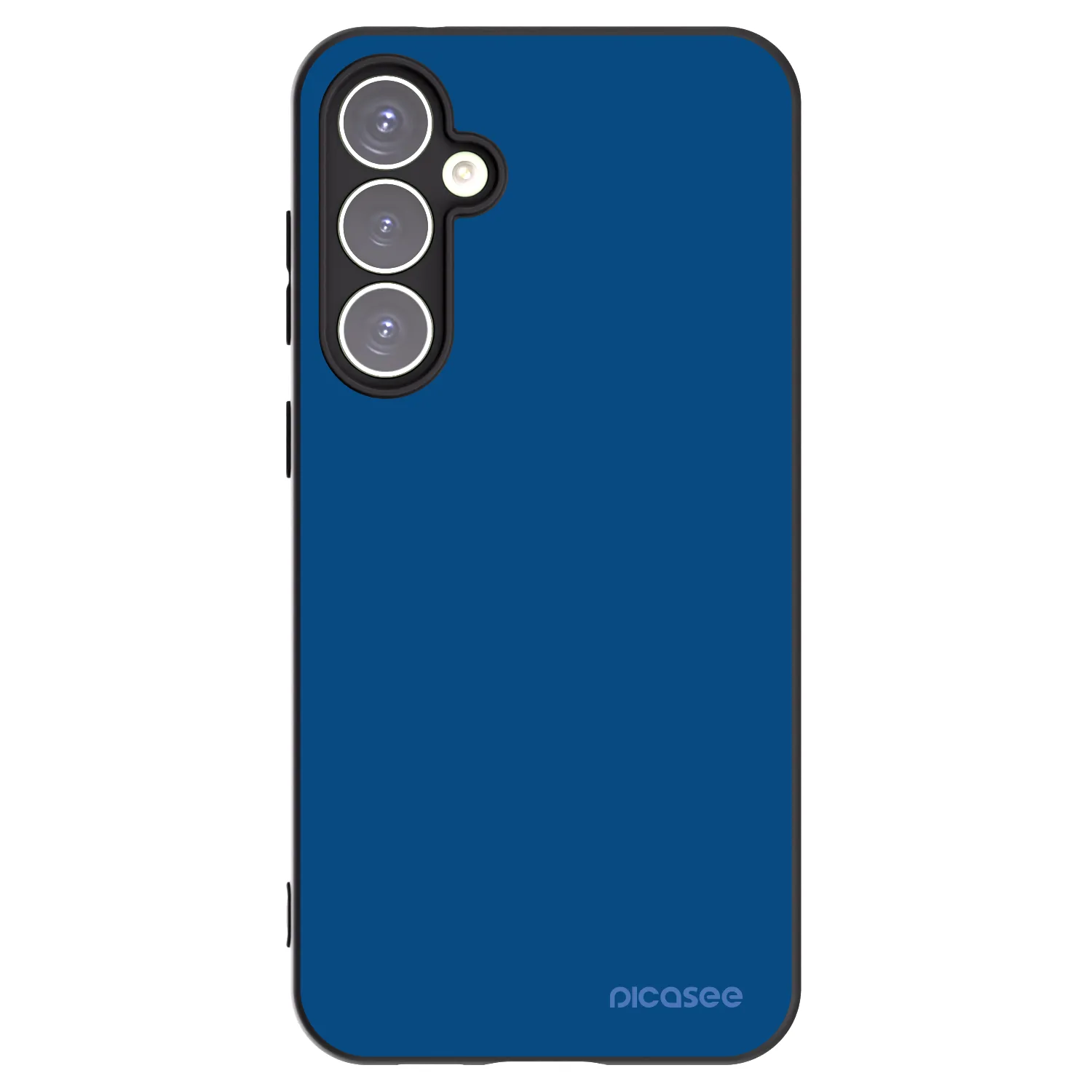 Picasee Samsung Galaxy S23 FE S711B Hülle - Schwarzes Silikon - Navy Blue