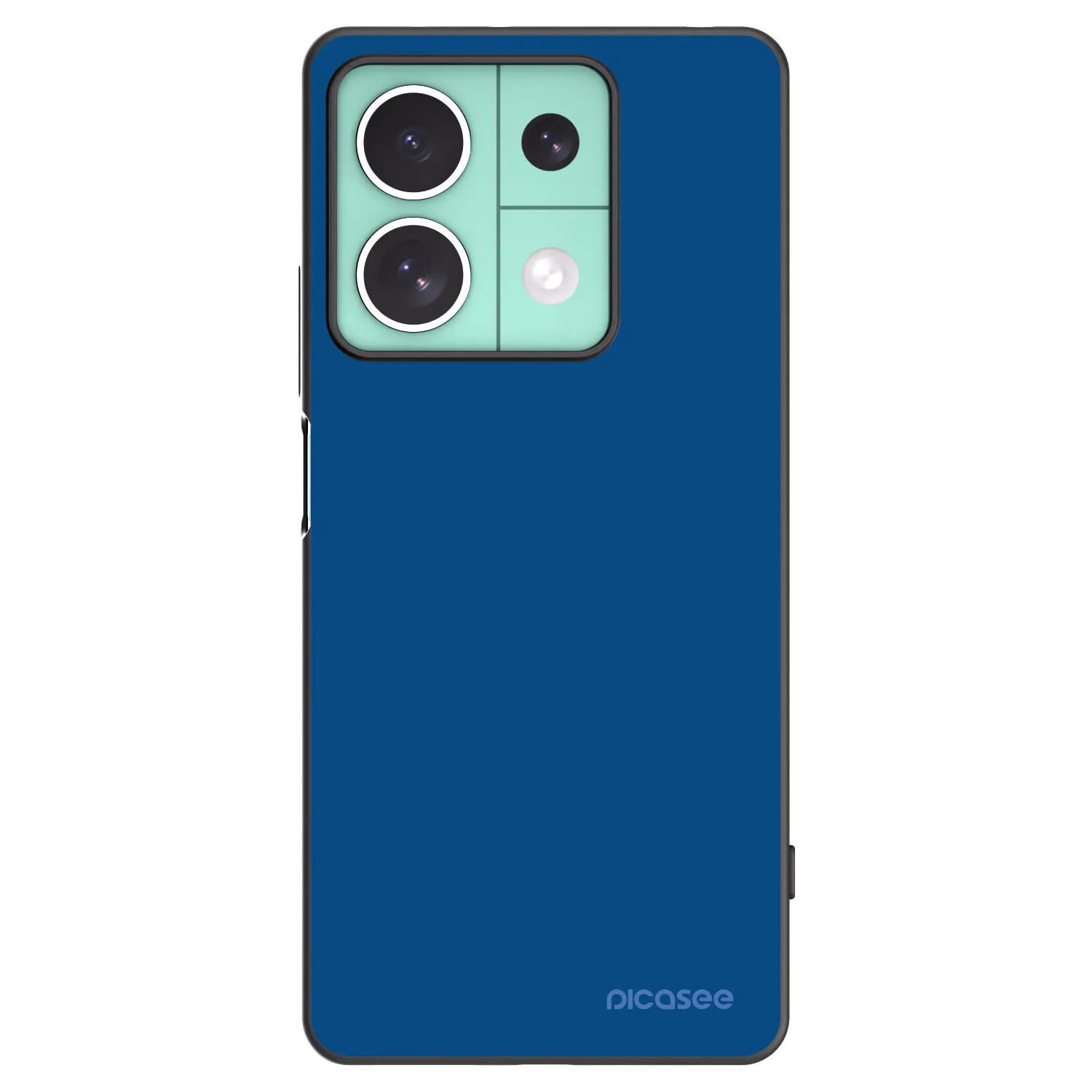 Picasee Xiaomi Redmi Note 13 5G Hülle - Schwarzes Silikon - Navy Blue
