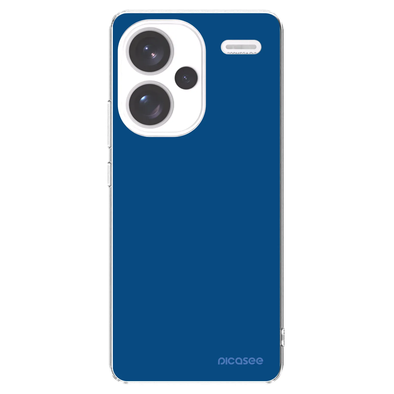 Picasee Xiaomi Redmi Note 13 Pro+ 5G Hülle - Transparentes Silikon - Navy Blue