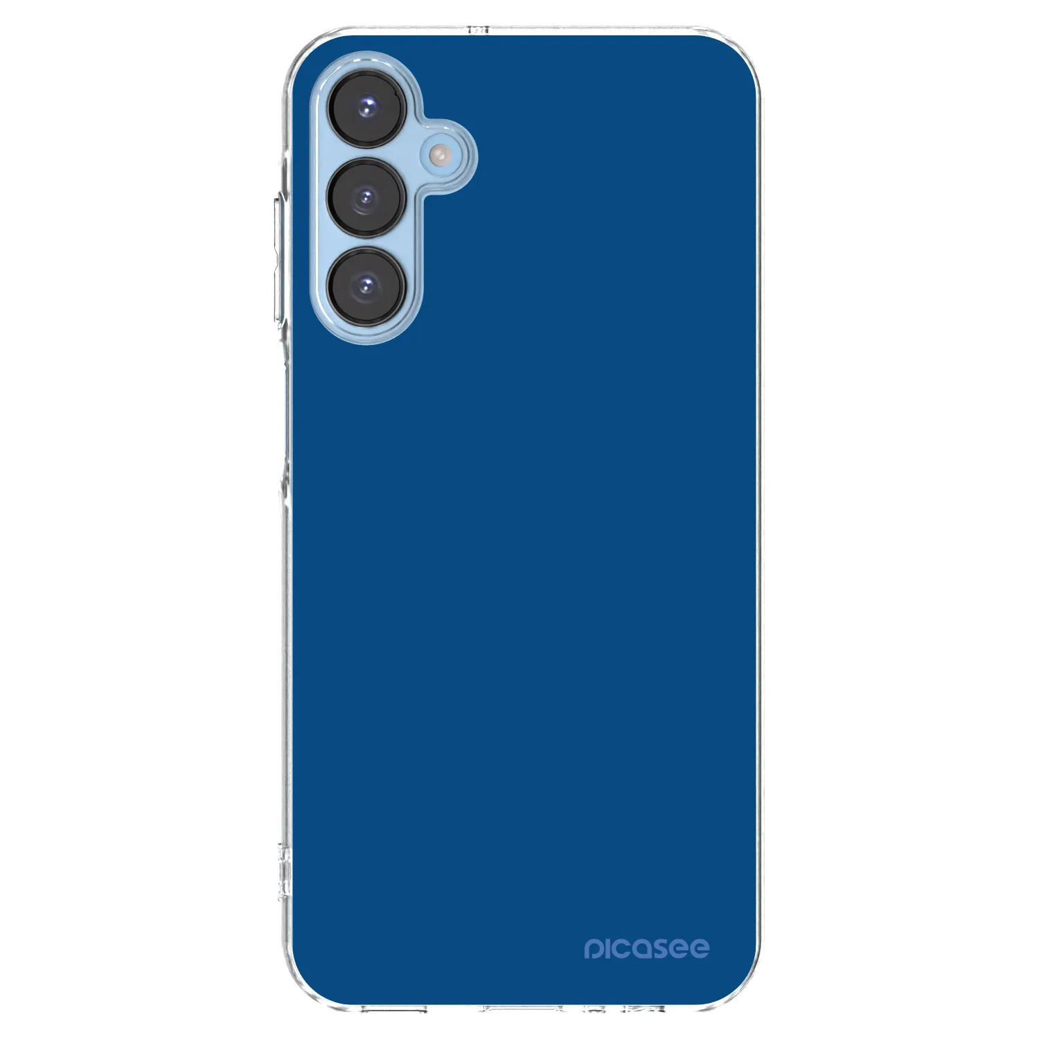 Picasee Samsung Galaxy A15 A156B 5G Hülle - Transparentes Silikon - Navy Blue