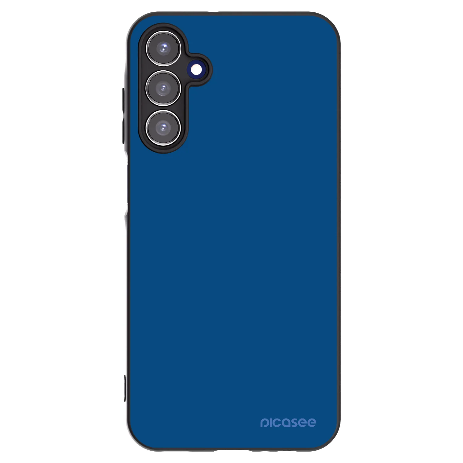 Picasee Samsung Galaxy A15 A155F 4G Hülle - Schwarzes Silikon - Navy Blue