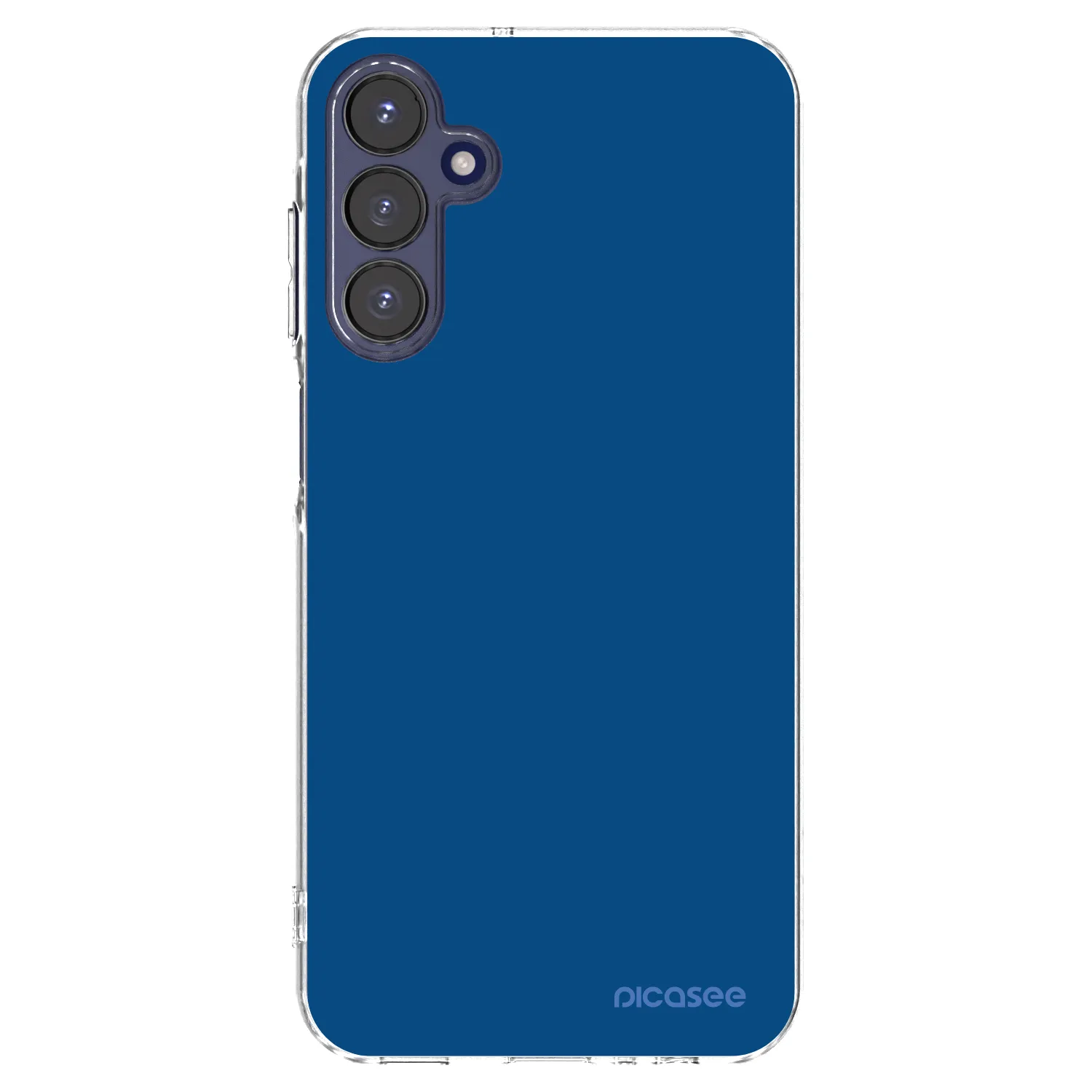 Picasee Samsung Galaxy A15 A155F 4G Hülle - Transparentes Silikon - Navy Blue