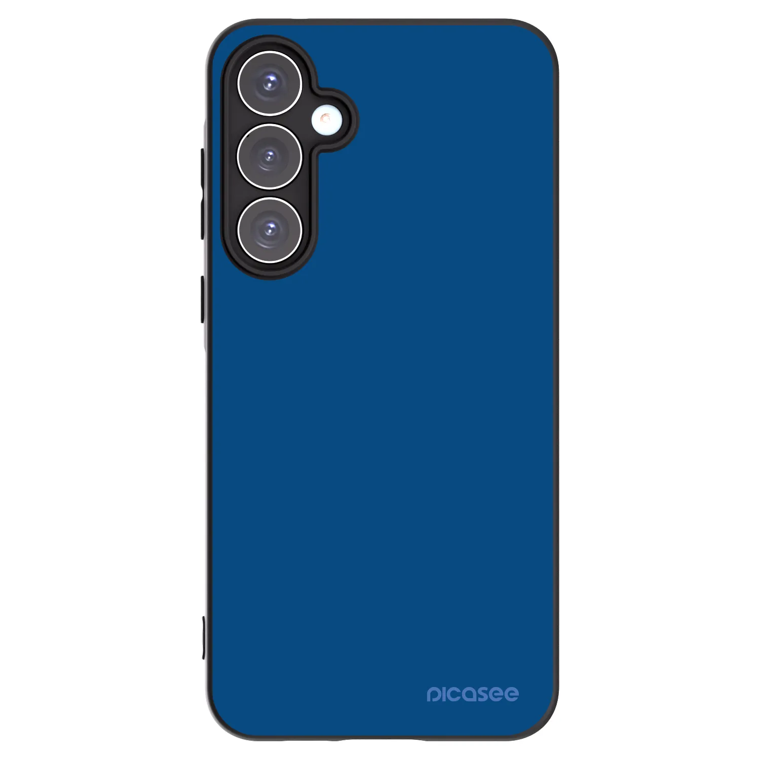 Picasee Samsung Galaxy A55 5G A556B Hülle - Schwarzes Silikon - Navy Blue