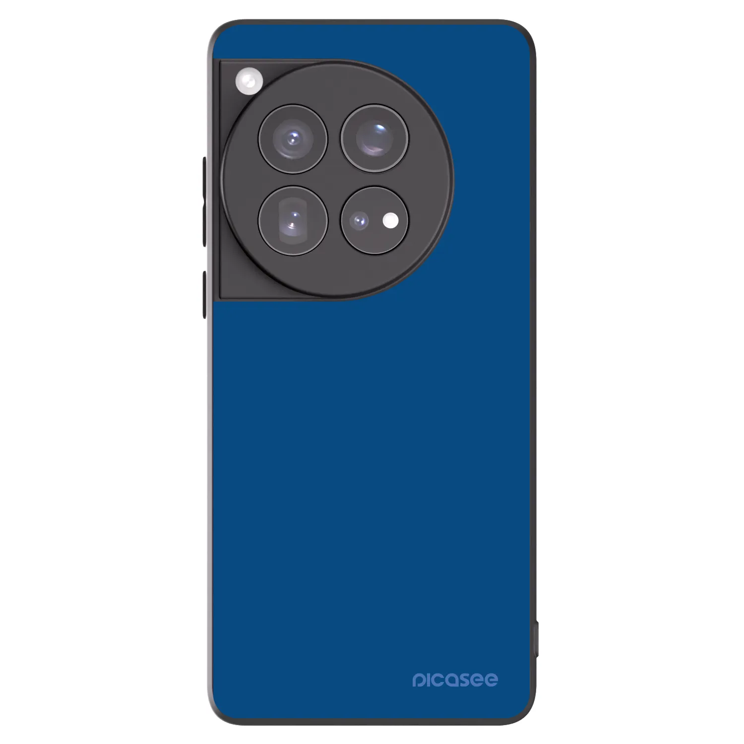 Picasee OnePlus 12 5G Hülle - Schwarzes Silikon - Navy Blue