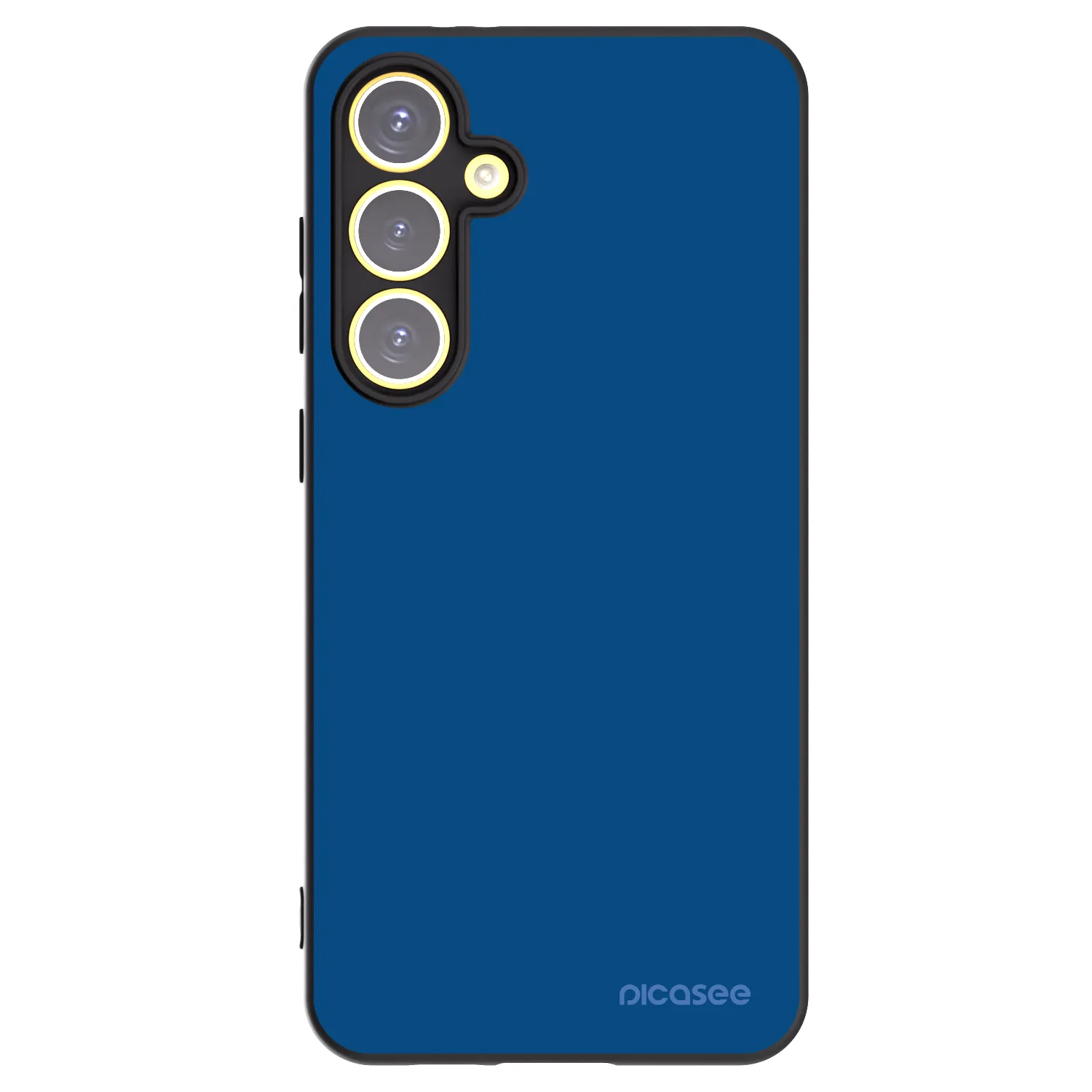 Picasee Samsung Galaxy S24 FE S721B Hülle - Schwarzes Silikon - Navy Blue