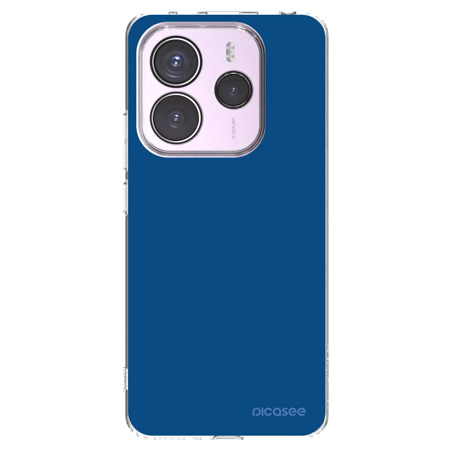 Picasee Xiaomi Redmi Note 14 5G Hülle - Transparentes Silikon - Navy Blue
