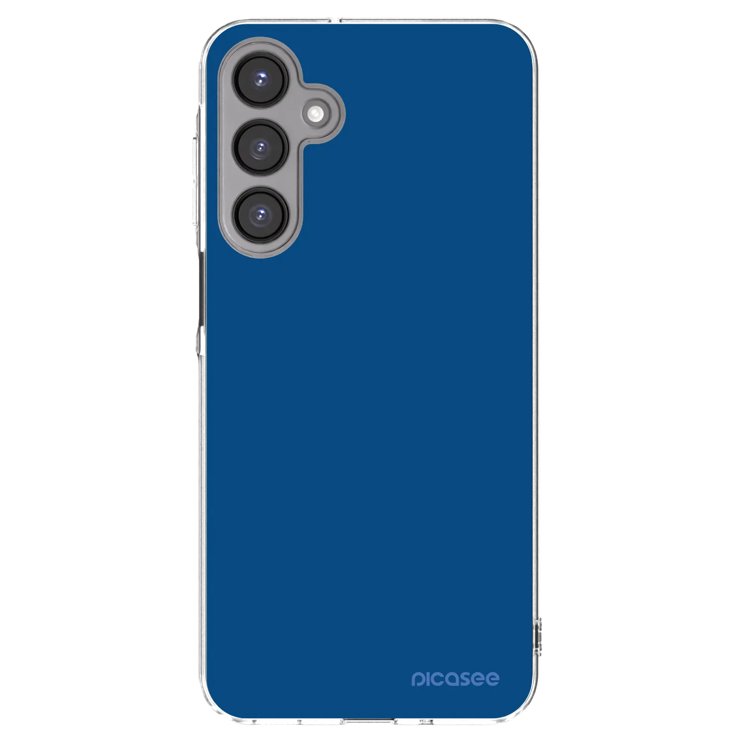 Picasee Samsung Galaxy A16 5G Hülle - Transparentes Silikon - Navy Blue